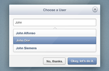 Autocomplete Form Dialog Autocomplete Form Dialog